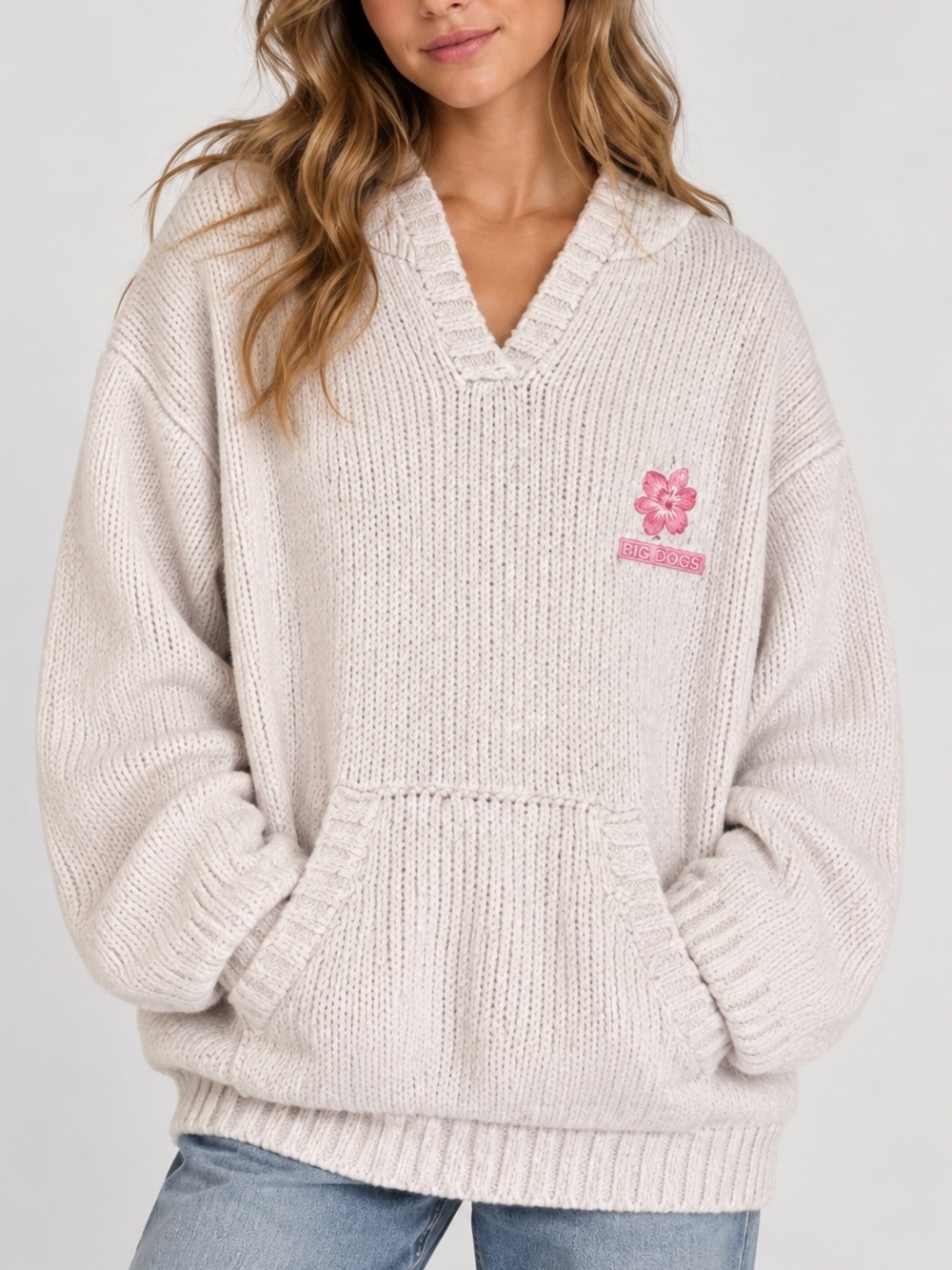 Big Dogs‎ Pink Hoody Sweater